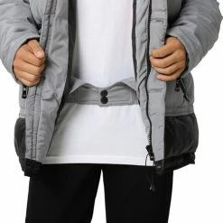 Geographical Norway Parka Bendorf - matelassé - capuche avec bord façon fourrure Manteaux Couleur Gris clair -Geographical Norway Soldes 21153019 500 C