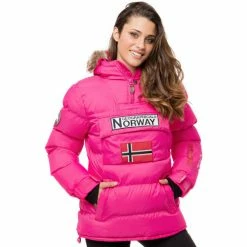 Geographical Norway Doudoune Bolide Manteaux Couleur Rose