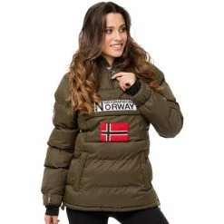Geographical Norway Doudoune Bolide Manteaux Couleur Vert militaire
