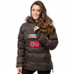 Geographical Norway Doudoune Bolide Manteaux Couleur Marron