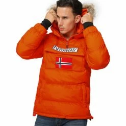 Geographical Norway Doudoune Bolide Manteaux Couleur Orange
