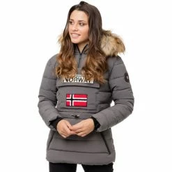Geographical Norway Doudoune Boonshine Manteaux Couleur Noir charbon