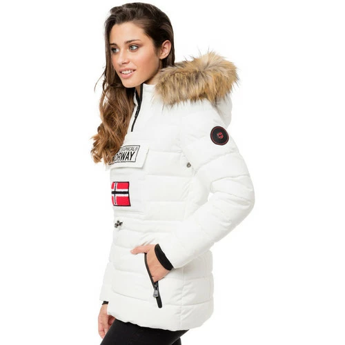 Geographical Norway Doudoune Boonshine Manteaux Couleur Blanc 4 Geographical Norway Doudoune Boonshine Manteaux Couleur Blanc – Image 2