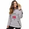 Geographical Norway Doudoune Boonshine Manteaux Couleur Gris clair -Geographical Norway Soldes 21153061 500 A