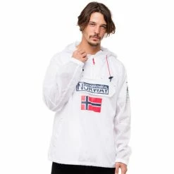 Geographical Norway Veste Brest Vestes Couleur Blanc
