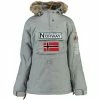 Geographical Norway Doudoune Building Manteaux Couleur Gris clair -Geographical Norway Soldes 21153077 500 A