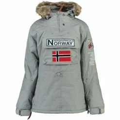 Geographical Norway Doudoune Building Manteaux Couleur Gris clair