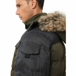 Geographical Norway Veste courte Canada Manteaux Couleur Vert -Geographical Norway Soldes 21153098 500 D