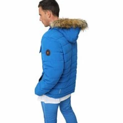 Geographical Norway Anorak Casimire Manteaux Couleur Bleu horizon 9 Geographical Norway Anorak Casimire Manteaux Couleur Bleu horizon -Geographical Norway Soldes 21153116 500 C