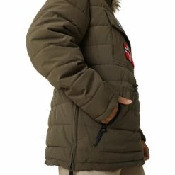 Geographical Norway Anorak Casimire Manteaux Couleur Vert -Geographical Norway Soldes 21153117 500 C