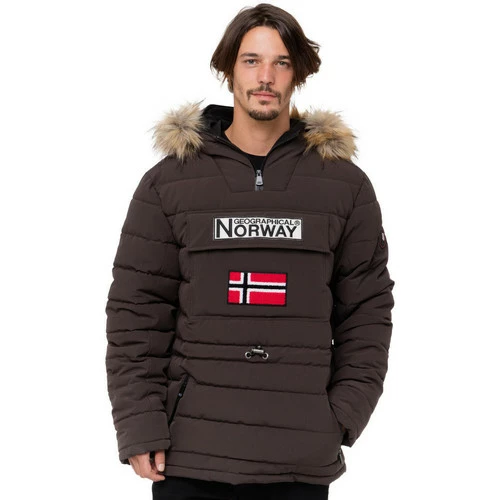 Geographical Norway Anorak Casimire Manteaux Couleur Marron 3 Geographical Norway Anorak Casimire Manteaux Couleur Marron