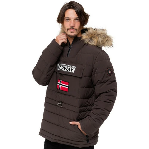 Geographical Norway Anorak Casimire Manteaux Couleur Marron 4 Geographical Norway Anorak Casimire Manteaux Couleur Marron â Image 2