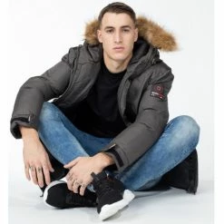 Geographical Norway Doudoune Choupi Manteaux Couleur Gris -Geographical Norway Soldes 21153139 500 E