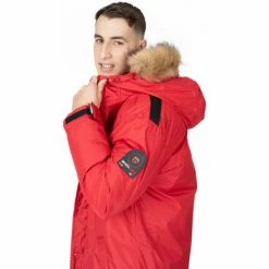 Geographical Norway Doudoune Choupi Manteaux Couleur Rouge -Geographical Norway Soldes 21153140 500 C