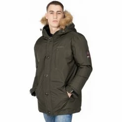 Geographical Norway Doudoune Choupi Manteaux Couleur Kaki