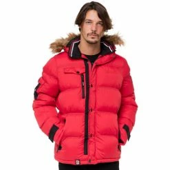 Geographical Norway Doudoune Clement - matelassé Manteaux Couleur Rouge