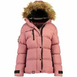 Geographical Norway Doudoune Clement - matelassé Manteaux Couleur Rose poudre