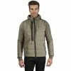 Geographical Norway Doudoune Compact-Hood chiné Manteaux Couleur Vert militaire -Geographical Norway Soldes 21153162 500 A