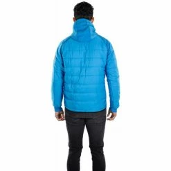 Geographical Norway Doudoune Compact-Hood chiné Manteaux Couleur Bleu -Geographical Norway Soldes 21153163 500 C