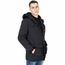 Geographical Norway Doudoune Corse Manteaux Couleur Noir -Geographical Norway Soldes 21153183 500 B