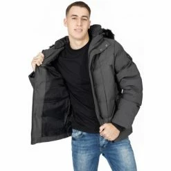 Geographical Norway Veste Dandy - matelassé Manteaux Couleur Gris -Geographical Norway Soldes 21153214 500 E