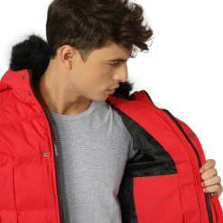 Geographical Norway Veste Dandy - matelassé Manteaux Couleur Rouge -Geographical Norway Soldes 21153215 500 C