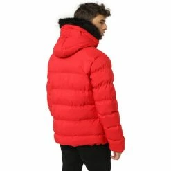 Geographical Norway Veste Dandy - matelassé Manteaux Couleur Rouge -Geographical Norway Soldes 21153215 500 D