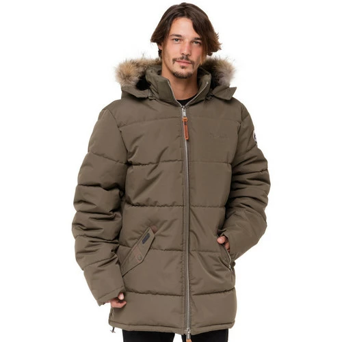 Geographical Norway Parka Dani - effet matelassé Manteaux Couleur Vert militaire -Geographical Norway Soldes 21153221 500 A