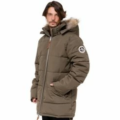 Geographical Norway Parka Dani - effet matelassé Manteaux Couleur Vert militaire -Geographical Norway Soldes 21153221 500 B