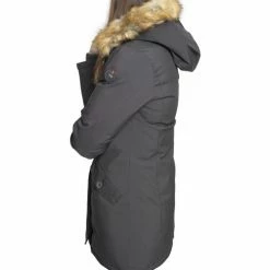 Geographical Norway Parka Dynasty - capuche avec bord façon fourrure Manteaux Couleur Gris -Geographical Norway Soldes 21153231 500 C