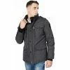 Geographical Norway Parka Divergence - capuche rétractable dans le col Manteaux Couleur Gris -Geographical Norway Soldes 21153233 500 A