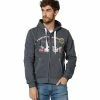 Geographical Norway Sweat sport Garbone Sweats & Polaires Couleur Gris foncé -Geographical Norway Soldes 21153286 500 A