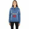 Geographical Norway Sweat sport Gymclass - logo - capuche Sweats & Polaires Couleur Bleu -Geographical Norway Soldes 21153301 500 A
