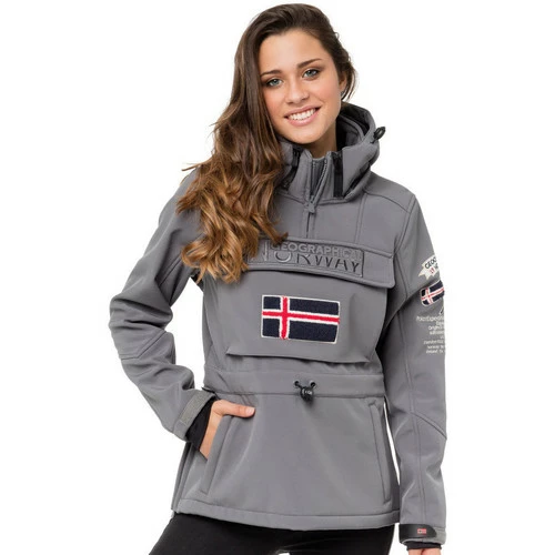 Geographical Norway Veste Tulbeuse - capuche amovible Sweats & Polaires Couleur Noir charbon 3 Geographical Norway Veste Tulbeuse - capuche amovible Sweats & Polaires Couleur Noir charbon