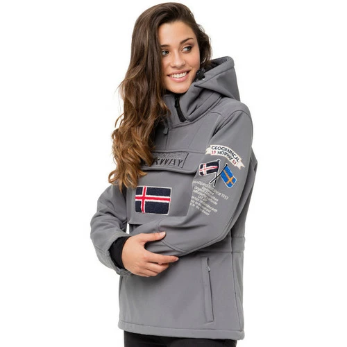Geographical Norway Veste Tulbeuse - capuche amovible Sweats & Polaires Couleur Noir charbon 4 Geographical Norway Veste Tulbeuse - capuche amovible Sweats & Polaires Couleur Noir charbon – Image 2