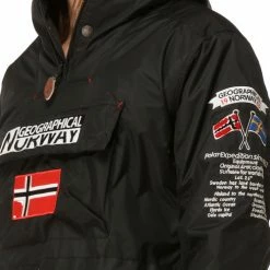 Geographical Norway Doudoune Building Manteaux Couleur Noir -Geographical Norway Soldes 21180821 500 C