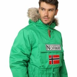 Geographical Norway Doudoune Building Manteaux Couleur Vert -Geographical Norway Soldes 21180824 500 C