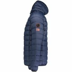 Geographical Norway Doudoune Enfant Alaric Manteaux Couleur Bleu -Geographical Norway Soldes 21314875 500 C