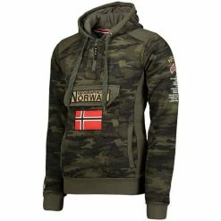 Geographical Norway Sweat zippé Geo Norway Sweat Gymclass vert Sweats & Polaires Couleur Vert -Geographical Norway Soldes 21317778 500 C