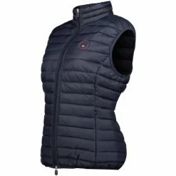 Geographical Norway Doudoune Femme Vafne Manteaux Couleur Bleu -Geographical Norway Soldes 21322615 500 C