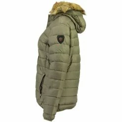 Geographical Norway Doudoune Enfant Clara Hood Fur Manteaux Couleur Kaki -Geographical Norway Soldes 21322989 500 B