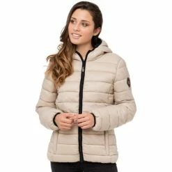 Geographical Norway Veste Anna - tissu matelassé Manteaux Couleur Beige