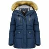 Geographical Norway Doudoune Femme Crown Manteaux Couleur Bleu -Geographical Norway Soldes 21469246 500 A