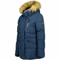 Geographical Norway Doudoune Femme Crown Manteaux Couleur Bleu -Geographical Norway Soldes 21469246 500 B