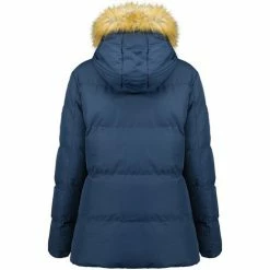 Geographical Norway Doudoune Femme Crown Manteaux Couleur Bleu -Geographical Norway Soldes 21469246 500 D