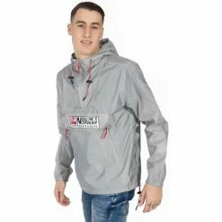 Geographical Norway Veste - parka - coupe-vent sport Choupa - résille - capuche Vestes Couleur Gris clair