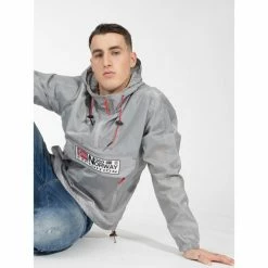 Geographical Norway Veste - parka - coupe-vent sport Choupa - résille - capuche Vestes Couleur Gris clair -Geographical Norway Soldes 21517146 500 D