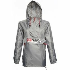 Geographical Norway Veste - parka - coupe-vent sport Choupa - capuche Vestes Couleur Gris clair -Geographical Norway Soldes 21517149 500 C