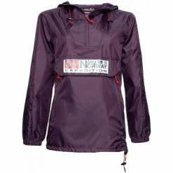Geographical Norway Veste - parka - coupe-vent sport Choupa - capuche Vestes Couleur Violet