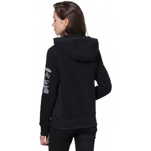 Geographical Norway Sweat sport Gymclass - logo - capuche Sweats & Polaires Couleur Noir 5 Geographical Norway Sweat sport Gymclass - logo - capuche Sweats & Polaires Couleur Noir – Image 3